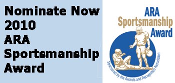 ARA Sportsmanship Award for Division I Football nomination period open